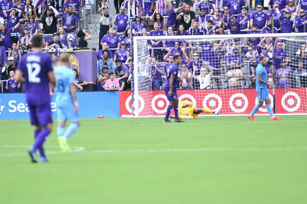 Orlando City Host New York City Orlando City Stadium Orlando — Zdjęcie stockowe