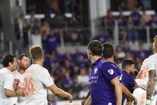 Orlando City Hospeda Atlanta United Exploria Stadium Agosto 2018 Orlando — Fotografia de Stock