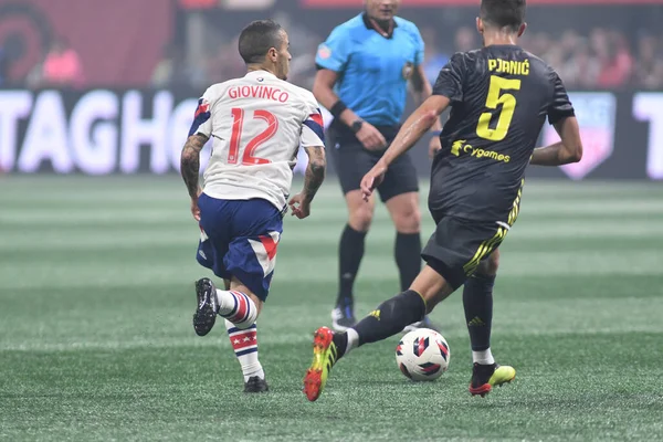 Mls All Star Juventus Mercedez Benz Stadium Atlanta Georgia Den — Stockfoto