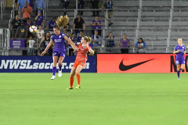 Orlando Pride Värd För Houston Dash Orlando City Stadium Den — Stockfoto