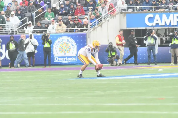 Notre Dame Enfrenta Lsu Durante Citrus Bowl Camping World Stadium — Fotografia de Stock