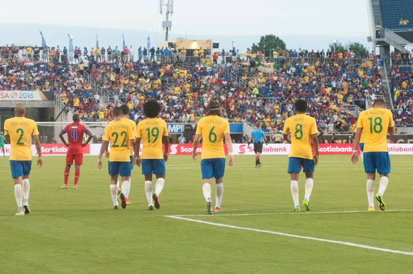 Brasile Affronta Haiti Durante Centenario Della Copa America Orlando Florida — Foto Stock