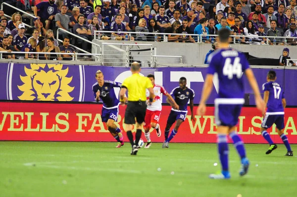 Orlando City Házigazda New York Red Bulls Camping World Stadium — Stock Fotó