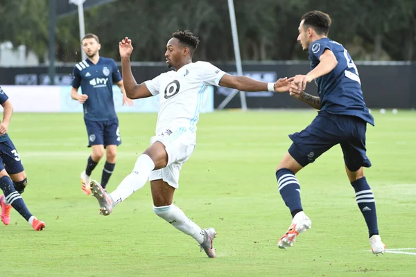 Sporting Kansas City Face Minnesota United Podczas Mls Powraca Turniej — Zdjęcie stockowe