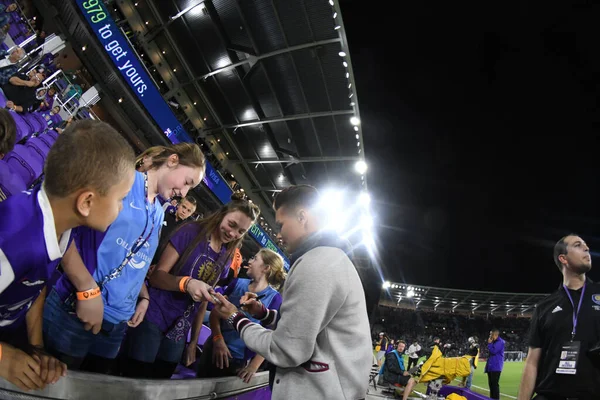 Orlando City SC, 10 Mart 2018 'de Orlando City Stadyumu' nda Minnesota United FC 'ye ev sahipliği yaptı..  