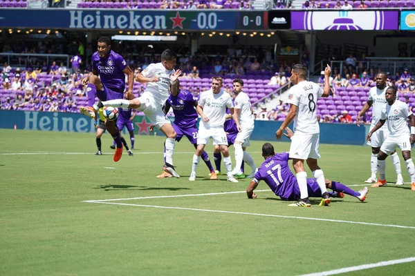 Orlando City Host Cincinnati Orlando City Stadium Orlando Florida May — Stock Photo, Image