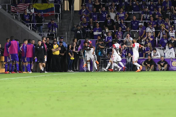 Orlando City Host United Orlando City Stadium Orlando Φλόριντα Στις — Φωτογραφία Αρχείου