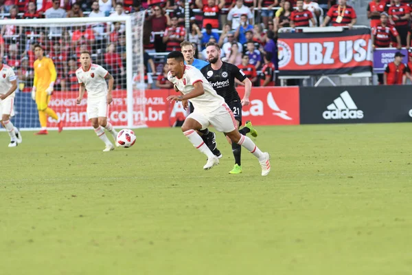 Flamengo Eintracht Frankfurt Στο Orlando City Stadium Σάββατο Ιανουαρίου 2019 — Φωτογραφία Αρχείου