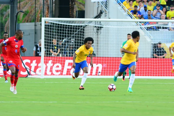 Brasilien Trifft Bei Der Copa America Centenario Orlando Florida Juni — Stockfoto