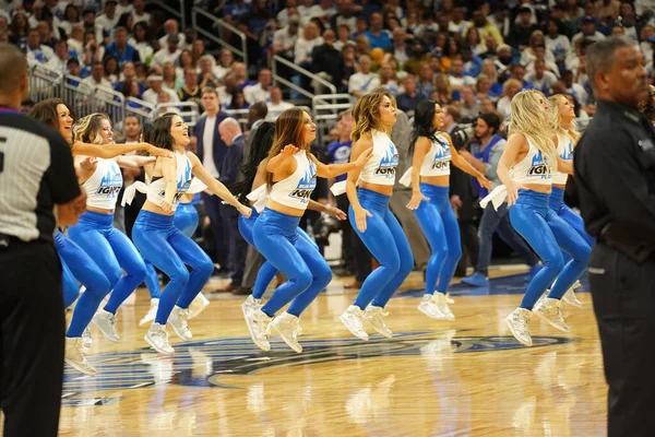 Orlando Magic Hosts Toronto Rapters Nba Playoff Στο Amway Arena — Φωτογραφία Αρχείου