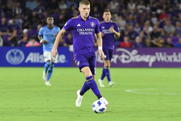 Orlando City Host Nyc Exploria Stadium Orlando Florida July 2018 — Stock Fotó