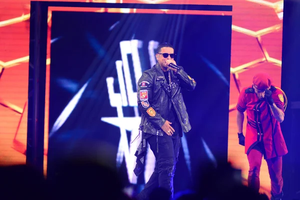 Daddy Yankee Don Omar Concert Het Amway Center Orlando Florida — Stockfoto