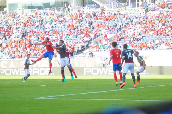 Costa Rica Enfrenta Paraguay Durante Copa América Centenario Camping World — Foto de Stock