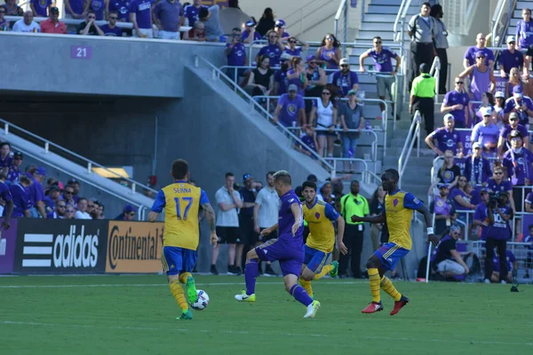 Orlando City Hostí Colorado Rapids Stadionu Orlando City Orlandu Floridě — Stock fotografie