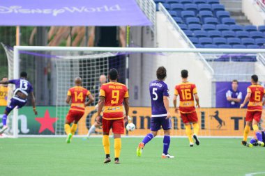 Orlando City SC, 29 Haziran 2016 'da Orlando Florida' daki Kamp Dünyası Stadyumu 'nda Fort Lauderdale Strikers' a ev sahipliği yaptı..