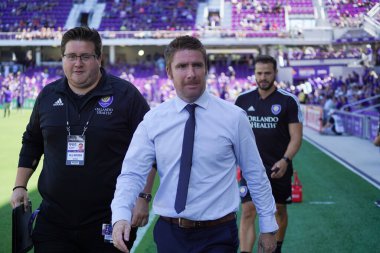Orlando City SC 20 Nisan 2019 'da Orlando City Stadyumu' nda Vancouver Whitecaps 'a ev sahipliği yapıyor..  