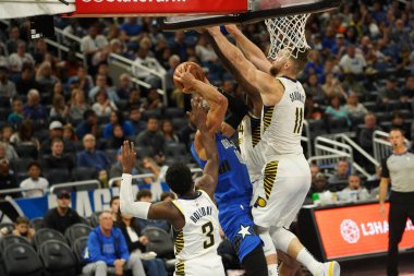 Orlando Magic 10 Kasım 2019 'da Indiana Pacers' ı Amway Center 'da ağırlıyor. Fotoğraf: Marty Jean-Louis