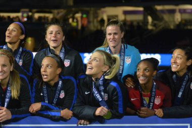 ABD, 7 Mart 2018 tarihinde Orlando City Stadyumu 'ndaki SheBelives Kupası' nda İngiltere ile karşı karşıya geldi..  