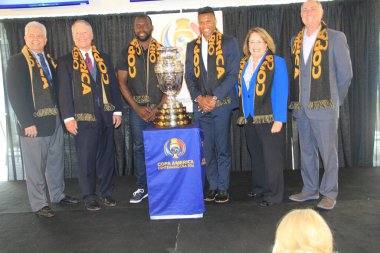 3 Mayıs 2016 tarihinde Orlando Florida 'daki Dünya Kampı Stadyumu' nda Copa Centenario için basın toplantısı düzenlendi..