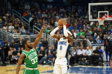 Orlando Magic, Boston Celtics 'i 24 Ocak 2020' de Orlando, Florida 'da Amway Center' da ağırladı..   