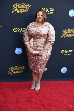 24 Mart 2018 Cumartesi günü Las Vegas 'taki Orleans Resort' ta düzenlenen 33. Yıldız Ödülleri Kırmızı Halı sırasında ünlüler.