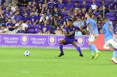 Orlando City 26 Temmuz 2018 'de Florida Exploria Stadyumu' nda NYC FC 'ye ev sahipliği yaptı. Fotoğraf: Marty Jean-Louis