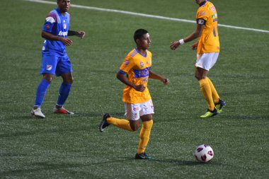 Atlanta United sunucusu Tigres & MLS Homegrown takımları 31 Temmuz 2018 'de Atlanta, Georgia' da düzenlenen MLS All Star haftasında.