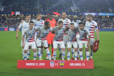 ABD Erkekler Milli Takımı 21 Mart 2019 'da Orlando City Stadyumu' nda Ekvador Milli Takımı 'na ev sahipliği yaptı.. 