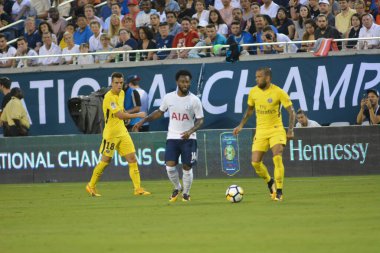 Paris Saint-Germain, Tottenham Hotspur 'a karşı 22 Temmuz 2017' de Orlando Florida 'daki Citrus Bowl' da.  