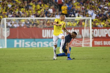 ABD Kolombiya 'ya karşı Raymond James Stadyumu' nda 11 Ekim 2018 'de.  