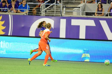 Orlando Pride sunucusu Houston Dash 23 Haziran 2016 'da Orlando Florida' daki Dünya Kampı Stadyumu 'nda..