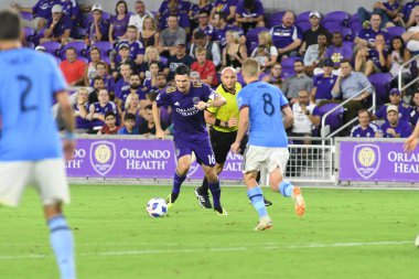 Orlando City 26 Temmuz 2018 'de Florida Exploria Stadyumu' nda NYC FC 'ye ev sahipliği yaptı. Fotoğraf: Marty Jean-Louis