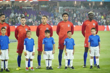 Amerikan Futbol Takımı 15 Kasım 2019 Cuma günü Orlando Florida 'daki Exploria Stadyumu' nda oynanan Concacaf Uluslar Ligi karşılaşmasında Kanada 'ya ev sahipliği yapmaktadır.
