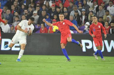 Amerikan Futbol Takımı 15 Kasım 2019 Cuma günü Orlando Florida 'daki Exploria Stadyumu' nda oynanan Concacaf Uluslar Ligi karşılaşmasında Kanada 'ya ev sahipliği yapmaktadır.