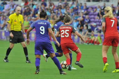 Orlando Pride, 23 Eylül 2017 'de Orlando City Stadyumu' nda Portland Thorns 'a ev sahipliği yaptı.. 