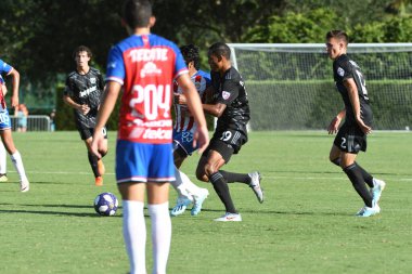 30 Temmuz 2019 'da Orlando Florida' daki Disney 'in Vahşi Spor Dünyası' nda düzenlenen MLS Allstar Haftası sırasında MLS Homegrown oyunu.