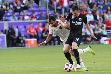 Flamengo Eintracht Frankfurt 'a karşı 12 Ocak 2019 Cumartesi günü Orlando City Stadyumu' nda.  