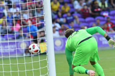 Flamengo Eintracht Frankfurt 'a karşı 12 Ocak 2019 Cumartesi günü Orlando City Stadyumu' nda. 