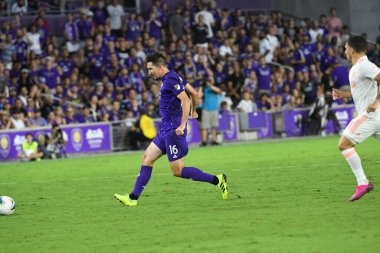 Orlando City SC, 6 Ağustos Salı günü Orlando Florida 'daki Exploria Stadyumu' nda oynanan ABD Kupası sırasında Atlanta United FC 'ye ev sahipliği yaptı..
