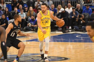 Orlando Magic, 28 Şubat 2019 Perşembe günü Orlando Florida 'daki Amway Center' da Golden State Warriors 'a ev sahipliği yaptı.. 