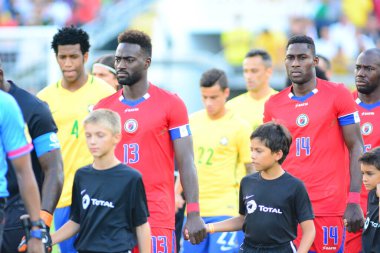 Brezilya, 8 Haziran 2016 tarihinde Orlando Florida 'daki Copa America Centenario' da Haiti ile karşılaştı..  