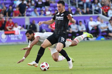 Flamengo Eintracht Frankfurt 'a karşı 12 Ocak 2019 Cumartesi günü Orlando City Stadyumu' nda.  