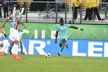Fluminense, Florida Kupası 'nda 15 Ocak 2018' de Orlando Florida 'da oynanan Spektrum Stadyumu' nda Barcelona SC 'ye karşı..