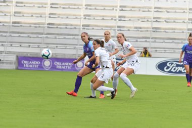 Orlando Pride 14 Nisan 2019 'da Orlando City Stadyumu' nda Portand Thorns 'a ev sahipliği yapıyor..
