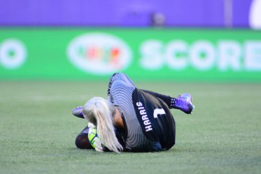 Orlando Pride sunucusu Houston Dash 23 Haziran 2016 'da Orlando Florida' daki Dünya Kampı Stadyumu 'nda..
