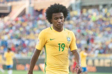 Brezilya, 8 Haziran 2016 tarihinde Orlando Florida 'daki Copa America Centenario' da Haiti ile karşılaştı.. 