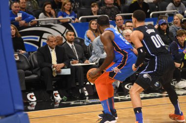 Orlando Magic 29 Ocak 2019 'da Orlando Florida' daki Amway Center 'da OklahomaCity Thunder' a ev sahipliği yaptı. 