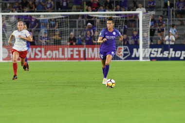 Orland Pride, 25 Ağustos 2018 'de Orlando Florida' daki Exploria Stadyumu 'nda Chicago Red Stars' a ev sahipliği yapıyor..  