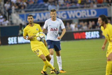 Paris Saint-Germain, Tottenham Hotspur 'a karşı 22 Temmuz 2017' de Orlando Florida 'daki Citrus Bowl' da.  