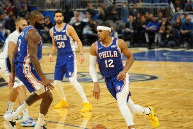Orlando Magic, Philadelphia 76ers 'ı 13 Kasım 2019 Çarşamba günü Amway Center' da ağırlamaktadır. Fotoğraf: Marty Jean-Louis